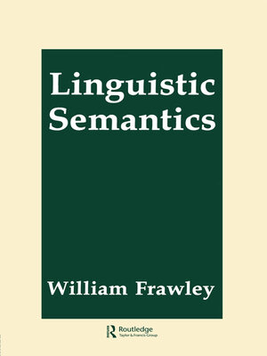 cover image of Linguistic Semantics